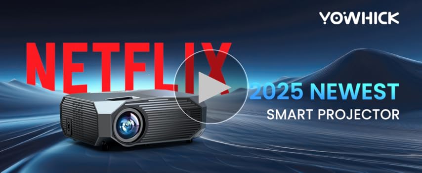 YOWHICK プロジェクター　Netflix Amazon prime Amazon.com: [Netflix Officially/800 ANSI/]Mini Projector