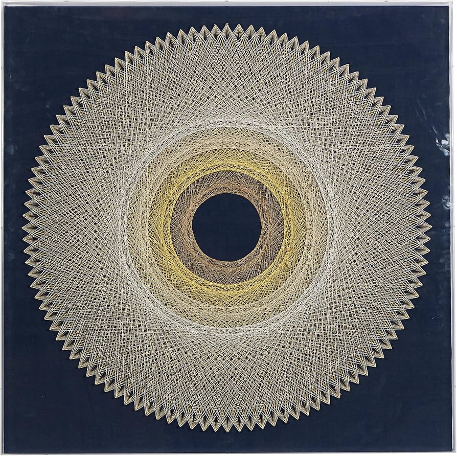 Amazon.com: Deco 79 Canvas Geometric Handmade Circular