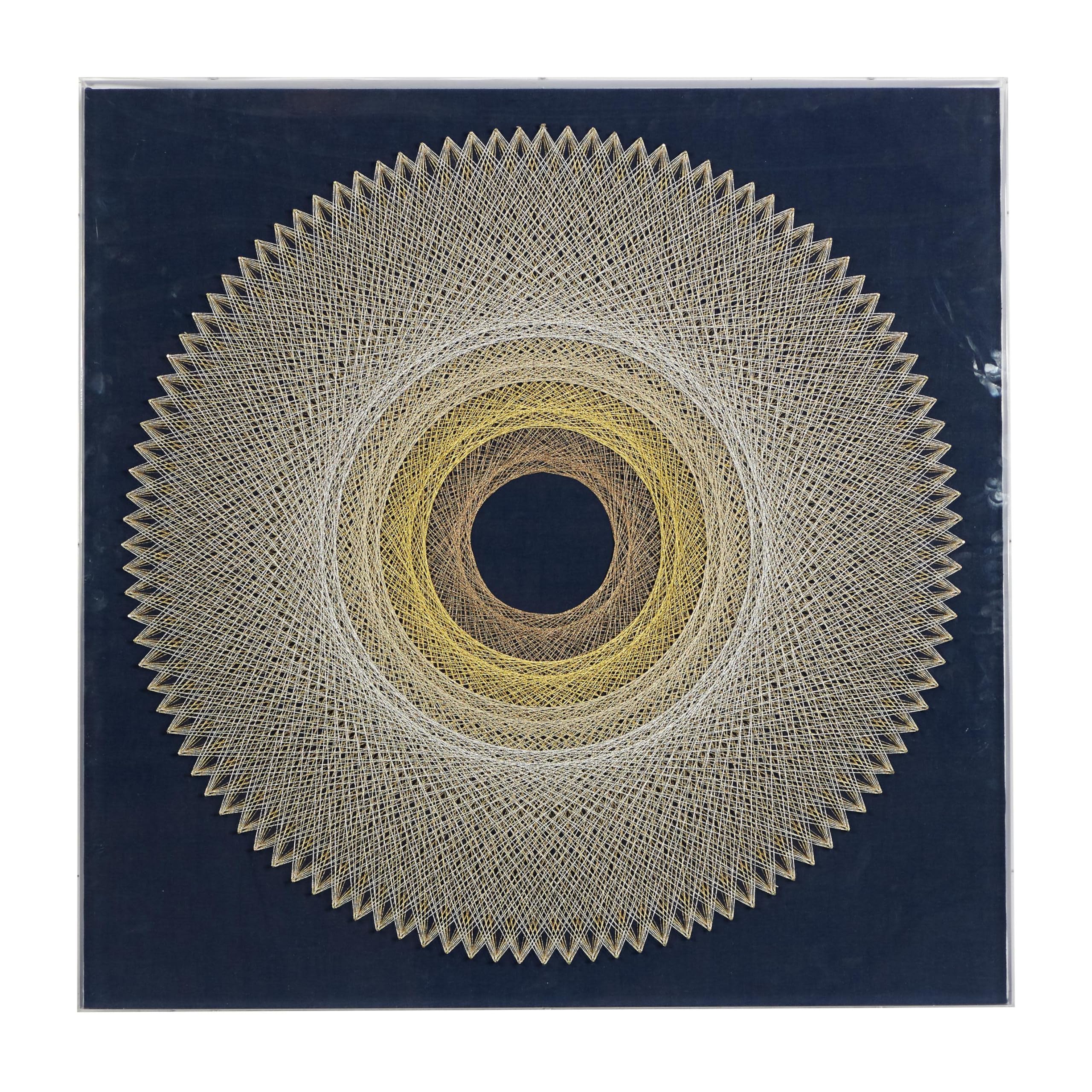 Amazon.com: Deco 79 Canvas Geometric Handmade Circular
