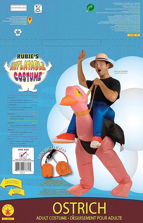 Epic Skate Outfit Idea: Inflatable Ostrich Costume!