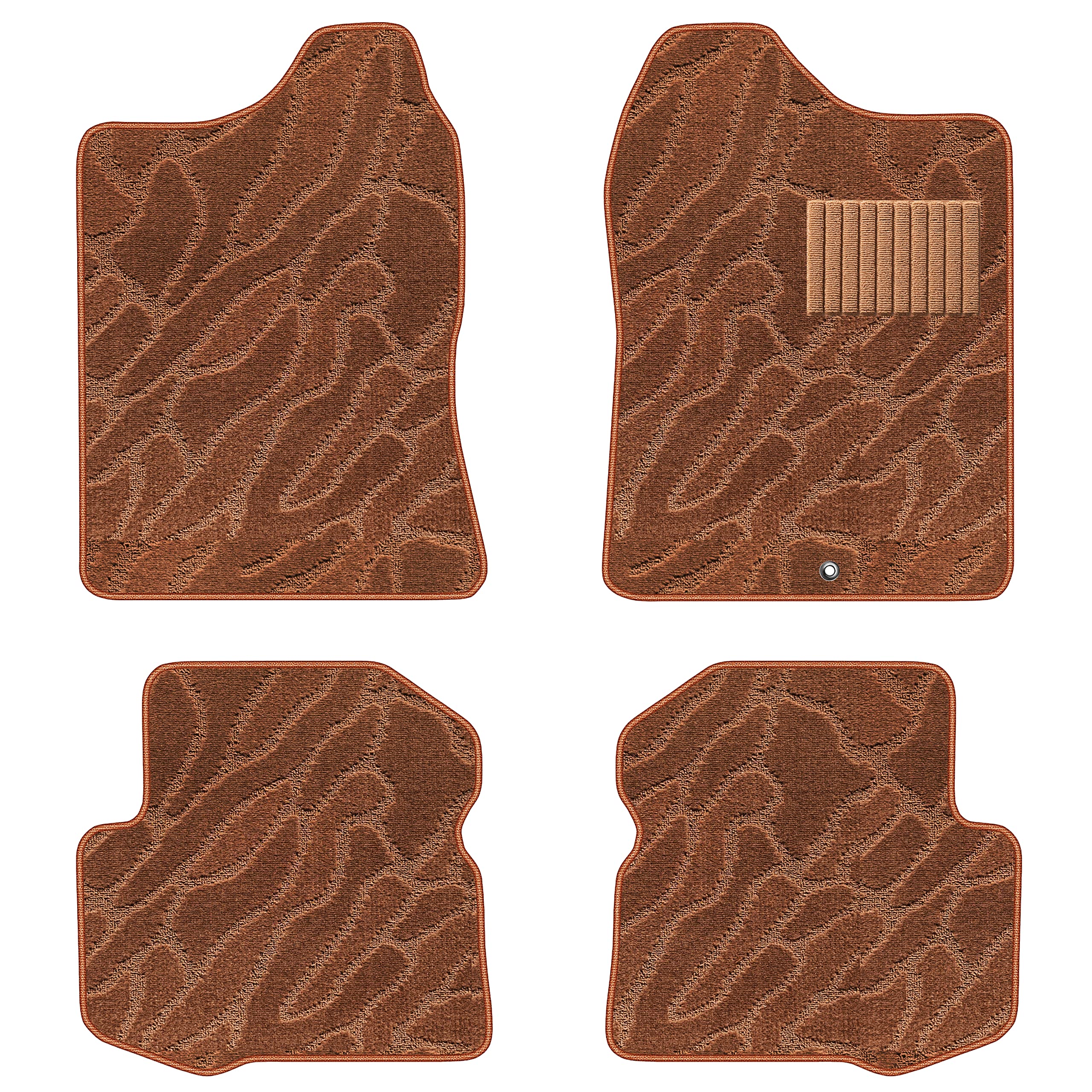 スズキジムニー B23W JB33WフロアマットSMALLチェック × ベージュ 