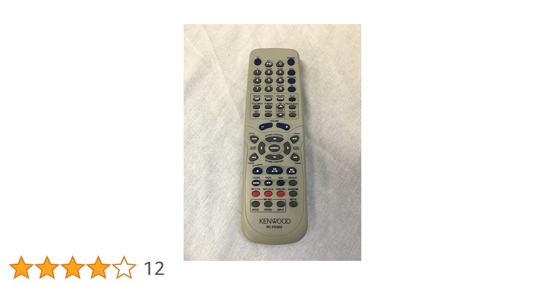 ケンウッド オーディオリモコン RC-M0305J d2ldlup Amazon.co.jp: Kenwood RC-M0305J Audio Remote Control
