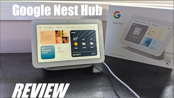 Google Nest Hub 7インチ ホワイト Amazon.com: Google Nest Hub