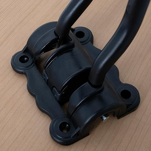 Miniatura 3 de Juego de 4 patas de hierro para mesa plegable, juego de 4 muebles, horquilla lateral, acero resistente, fácil de instalar, hogar, café, té, pequeño,