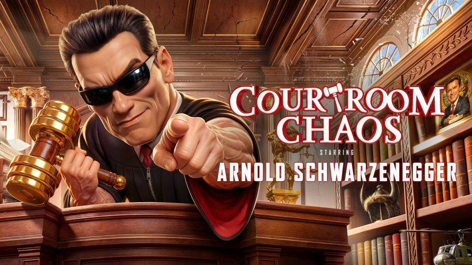Play Courtroom Chaos - Starring Arnold Schwarzenegger | Amazon Luna - No  Download Required