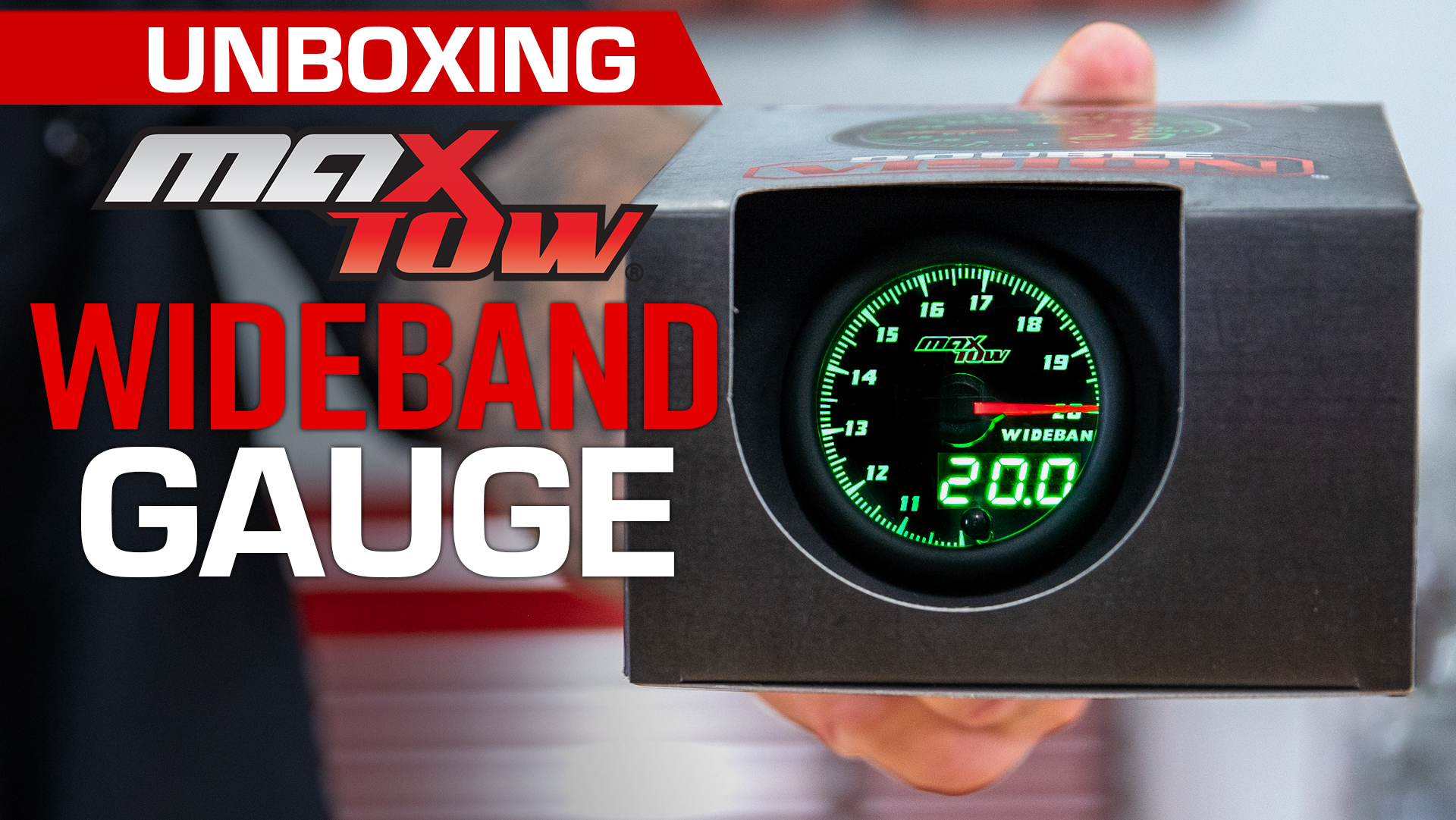 Amazon.com: MaxTow Double Vision Wideband Air/Fuel Ratio AFR Gauge