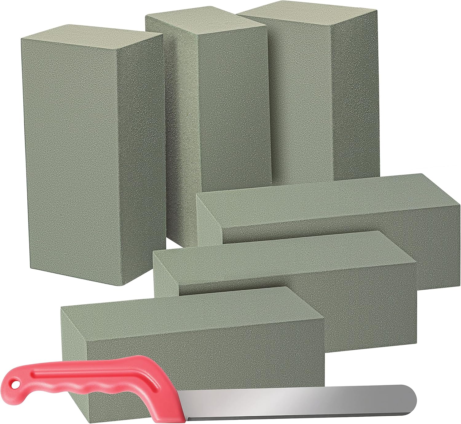 Pack of 6 Dry Floral Foam Blocks for Artificial Flower