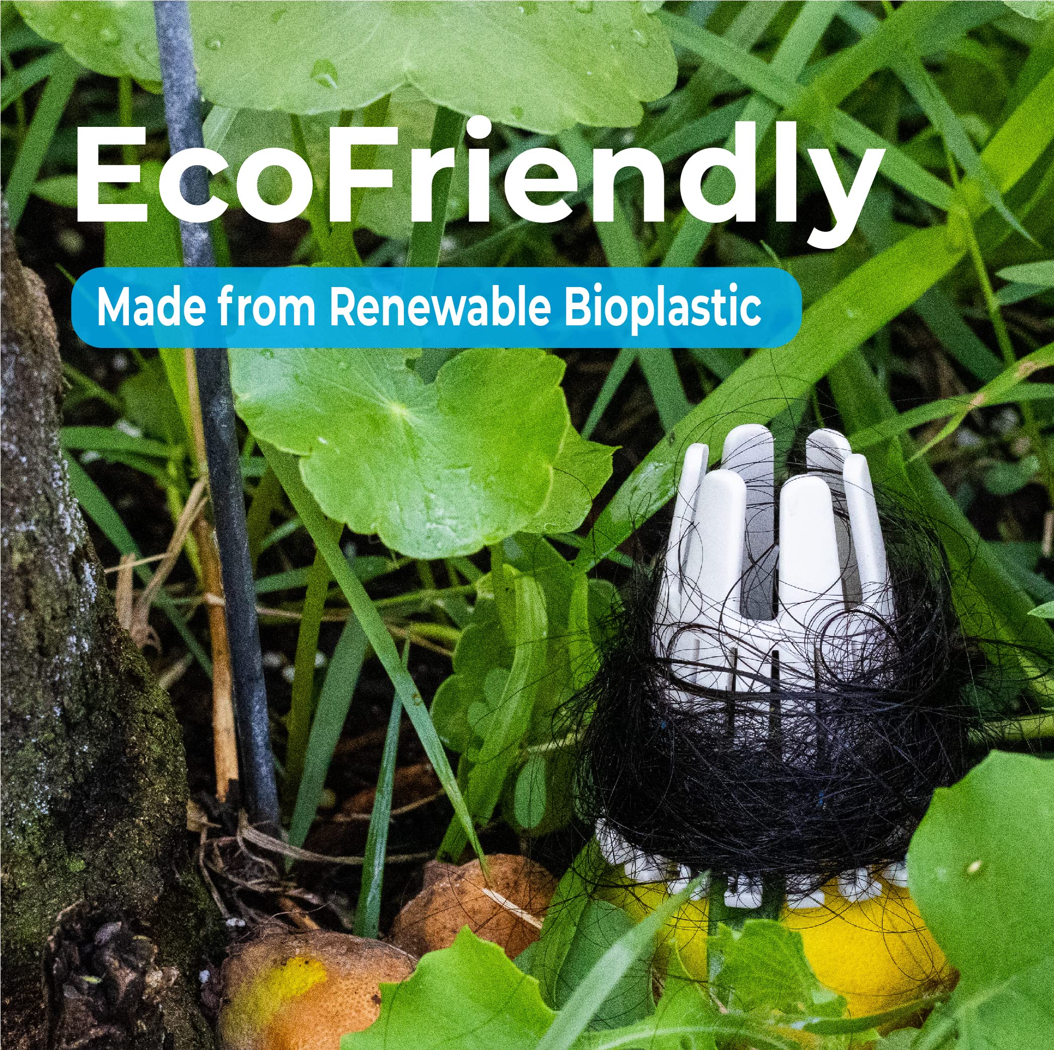 Disposable HairClaw 20 Pack | Bathtub Hair Catcher Strainer Trap for Tub Drain | Eco-Friendly Bioplastic