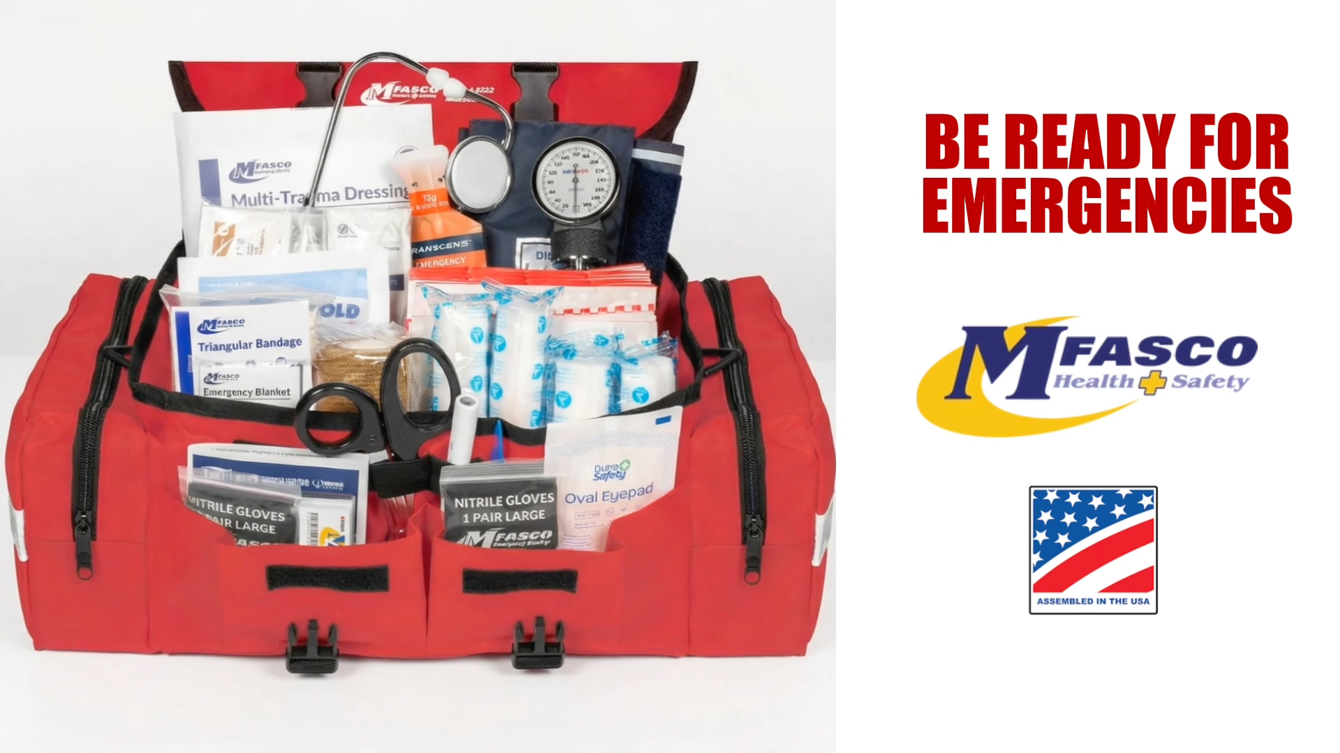 Amazon.com: MFASCO Complete Emergency Response First Aid Kit