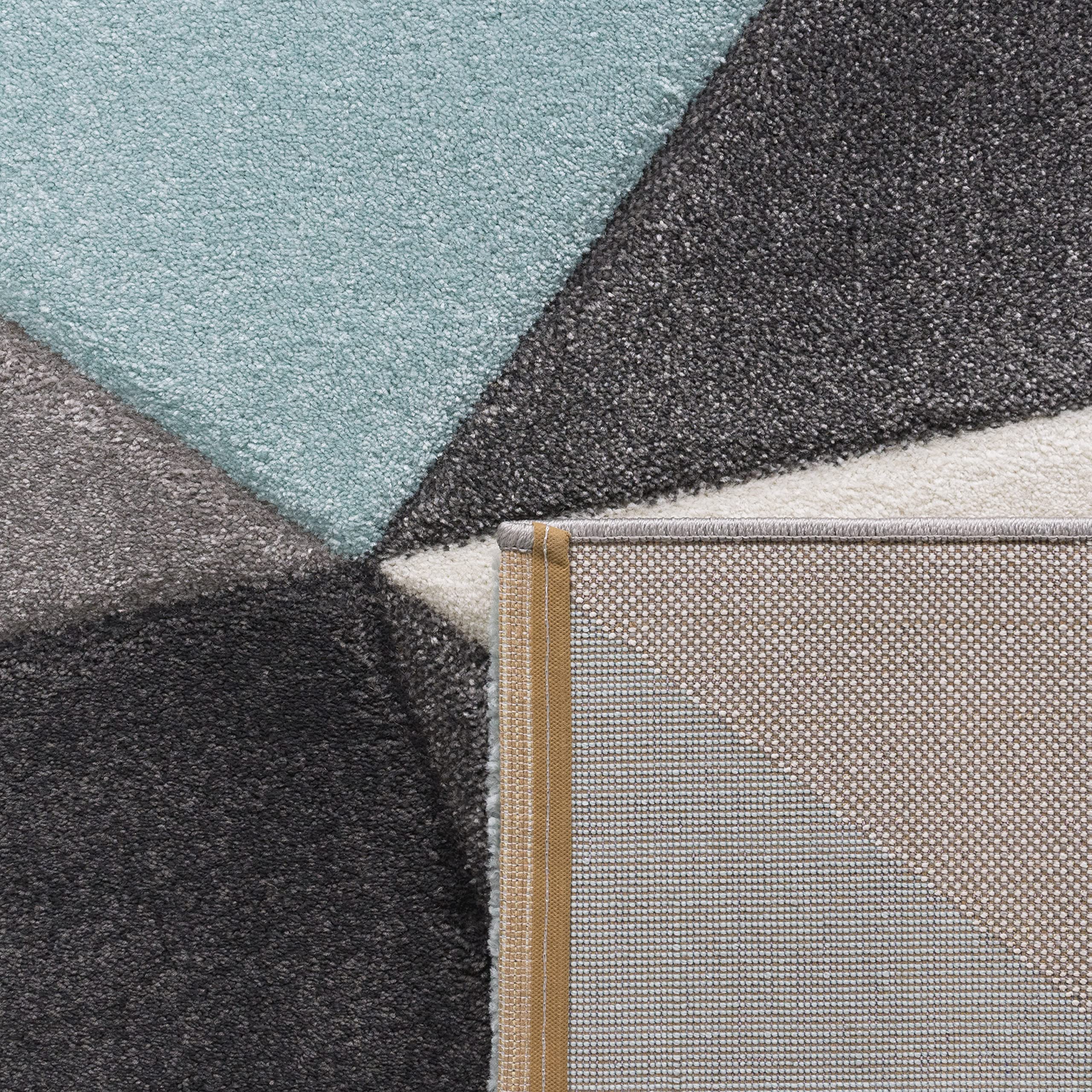 Paco Home Tapis De Salon Poil Ras Tapis Vintage Motif Abstrait Moderne