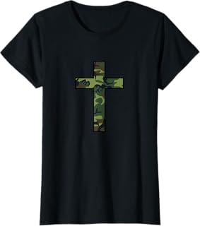 Camo Cross Christian T-Shirt T-Shirt
