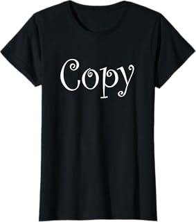 Copy Cat Matching Couples Twin Halloween Costume T-shirt T-Shirt