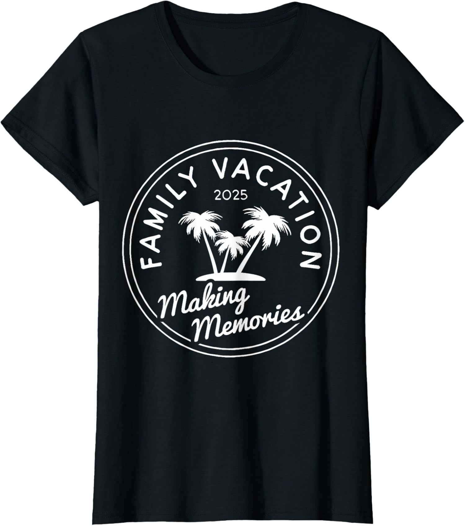 Family Vacation Making Memories Together Matching Ladies' Crewneck T-Shirt - Imagen 1 de 7