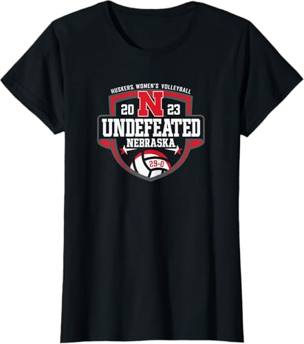 Miniatura 6 de Nebraska Cornhuskers Camiseta de voleibol invicto 2023 para mujer, Negro -
