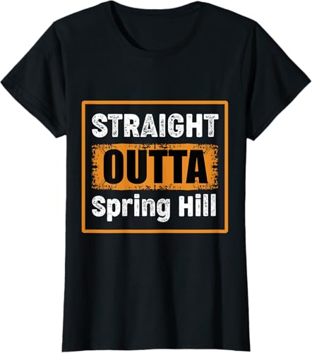 Miniatura 27 de Straight Outta Spring Hill Tennessee USA Vintage Humor T-Shirt Black,Navy Blue,Asphalt Grey,Slate Grey,Cranberry Red,Red,Kelly Green,Brown,Olive
