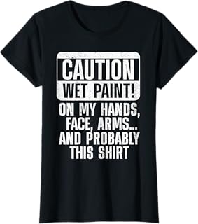 Cool Painter Art For Men Women Professional Painter Paint T-Shirt