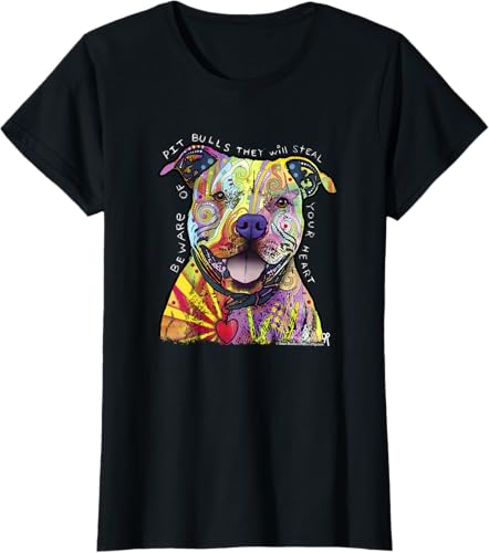 Miniatura 72 de Beware Of Pit Bulls, Dean Russo Pitbull Original - Dog Lover T-Shirt Black,Navy Blue,Asphalt Grey,Slate Grey,White,Cranberry Red,Kelly Green,Olive