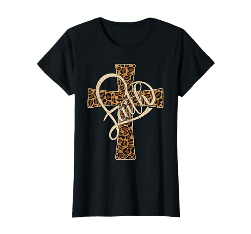 Faith Christian Men Womens Leopard Cheetah Print