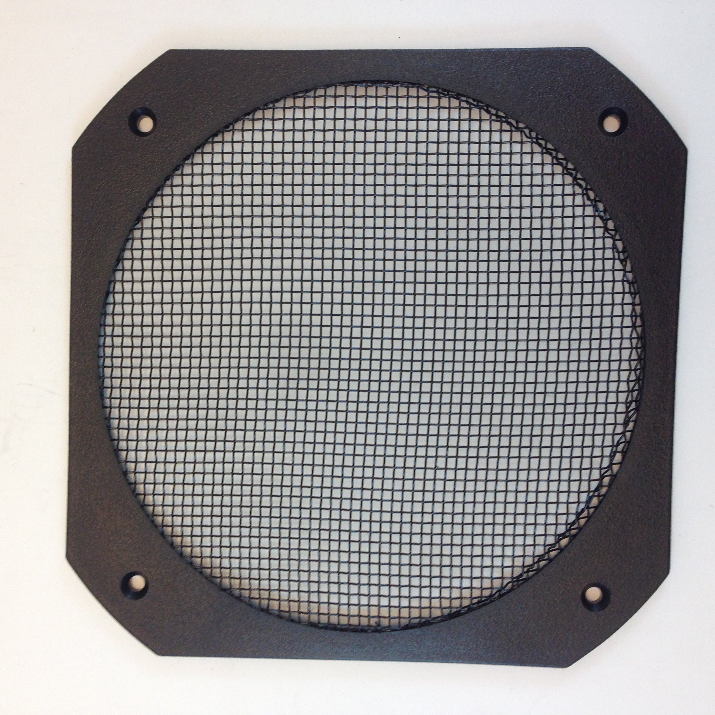 SPEAKER GRILL 7-1/4" SQ. (COVERS UP TO A 7" HOLE) FLAT FOR FLUSH CUSTOM LOOK!