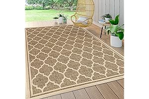 JONATHAN Y Trebol Moroccan Beige 8x10 Rug