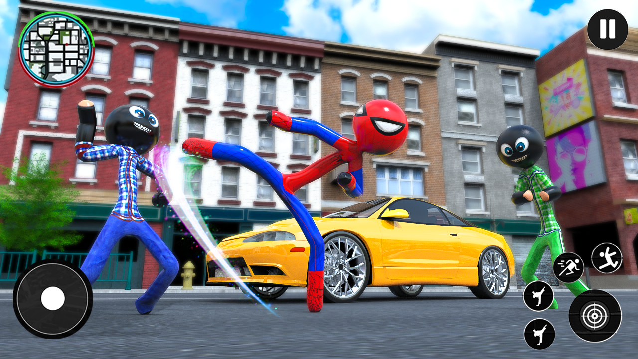 Stickman War Hero City Flying Rope Spider Game - App on the Amazon Appstore