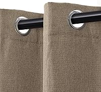 Vista 2 de Superior Cortinas opacas, oscurecimiento de habitación, dormitorio, cortinas, cocina, detalles de ventana de sala de estar, bloqueo solar, térmico