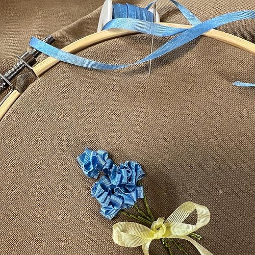 Miniatura 3 de Threadart The Yard - Tela de lino para bordar, tela de lino de algodón de alta calidad para bordado, punto de cruz, ropa, lienzo de lino, decoración