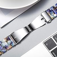 Vista 133 de BINLUN Resin Watch Bands Replacement Watch Straps for Men Women 14 Colors Watchbands Lightweight 12/14/16/18/20/22mm Wrist Bands Fashion