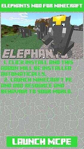 Elephants Mod for Minecraft PE