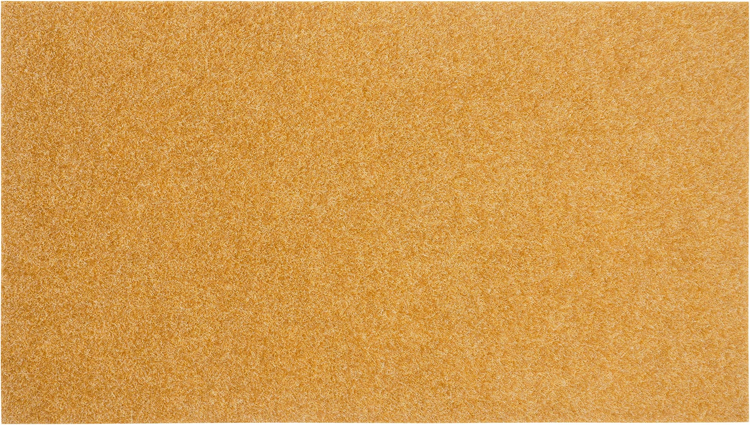 KAF Home Eco Coir Non-Shed Synthetic Doormat, Heavy-Duty, Weather Resistant, Non-Slip PVC Backing, 17 by 30 Inches, Natural