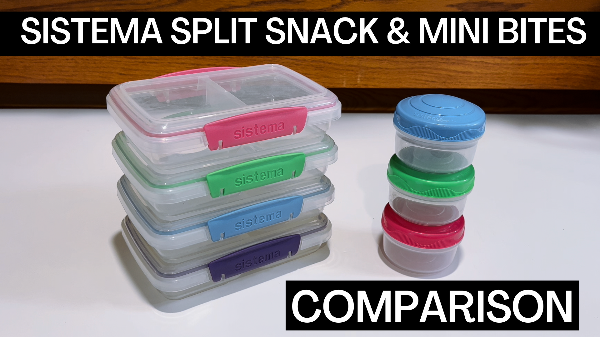 Watch Sistema Split Snack Box or To Go Mini Bites #thisorthat on Amazon ...