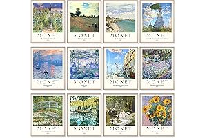 Monet Posters Unframed Wall Art Decor