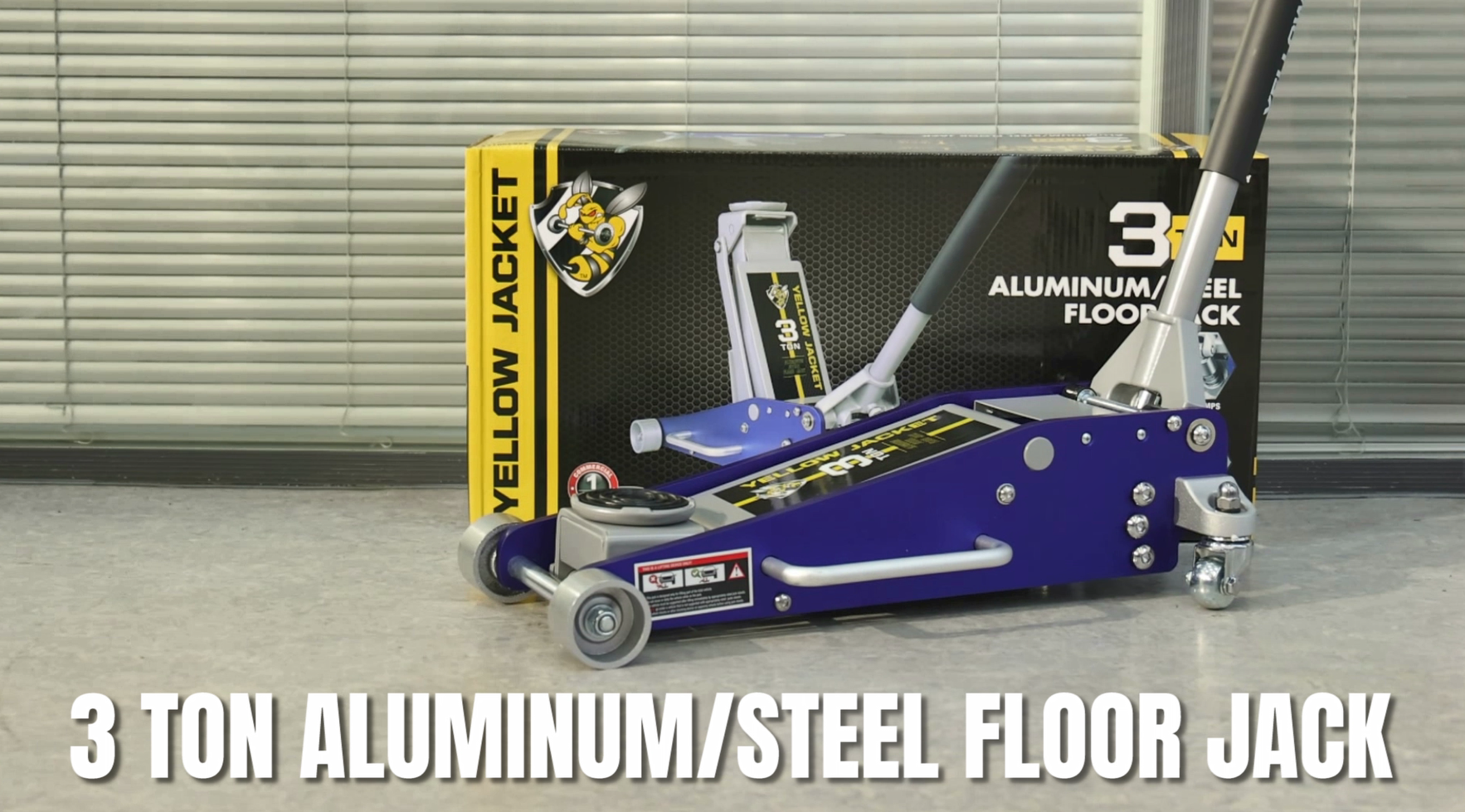 Amazon.com: YELLOW JACKET Floor Jack 3 Ton Hydraulic Low Profile