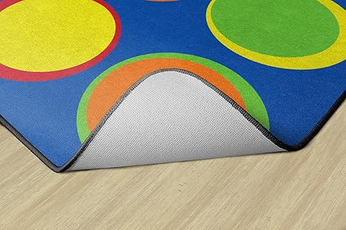 Miniatura 9 de Flagship Carpets Sitting Spots - Alfombra rectangular de asiento para aula infantil o sala de juegos infantil, alfombra de aprendizaje en casa,