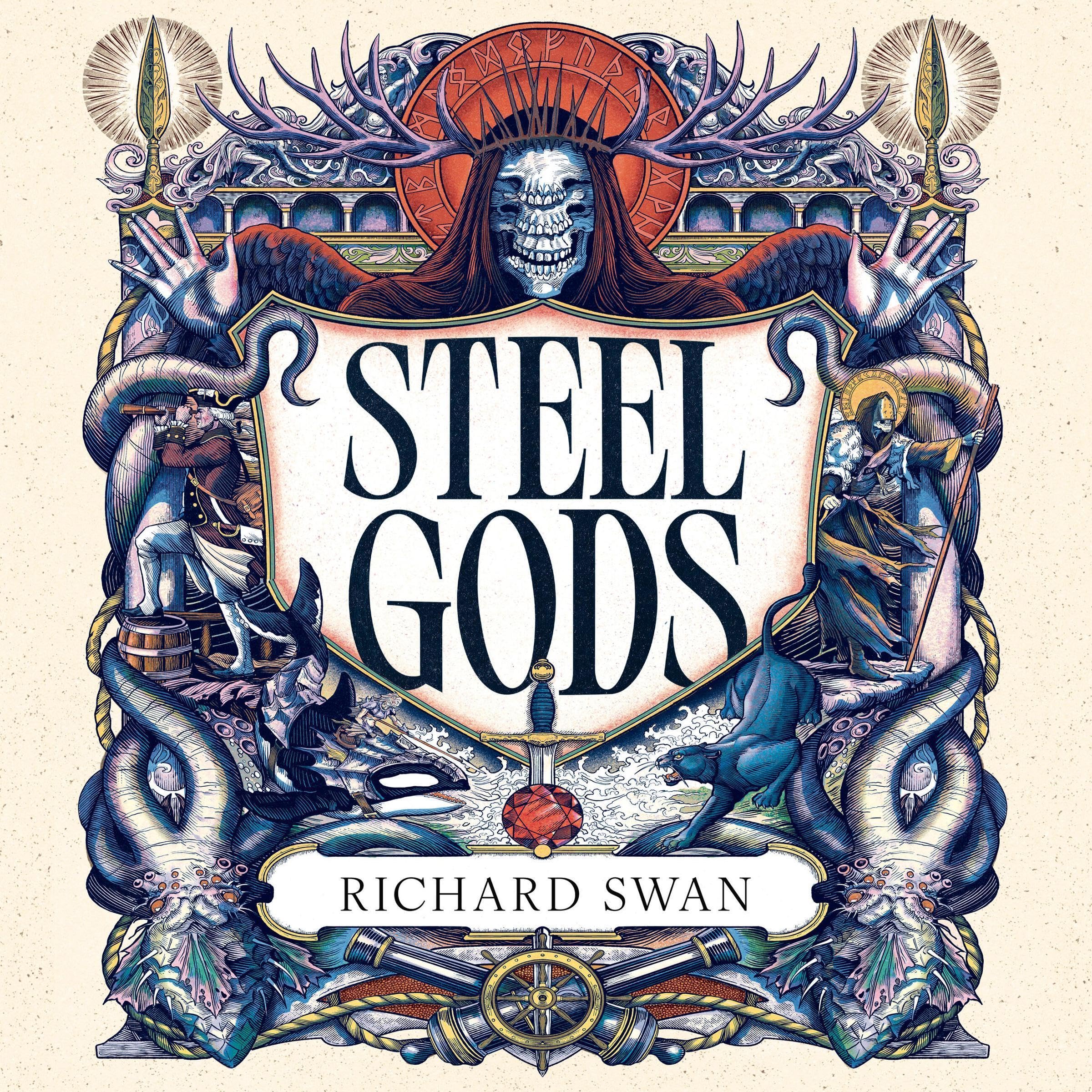 Cover art for Steel Gods
