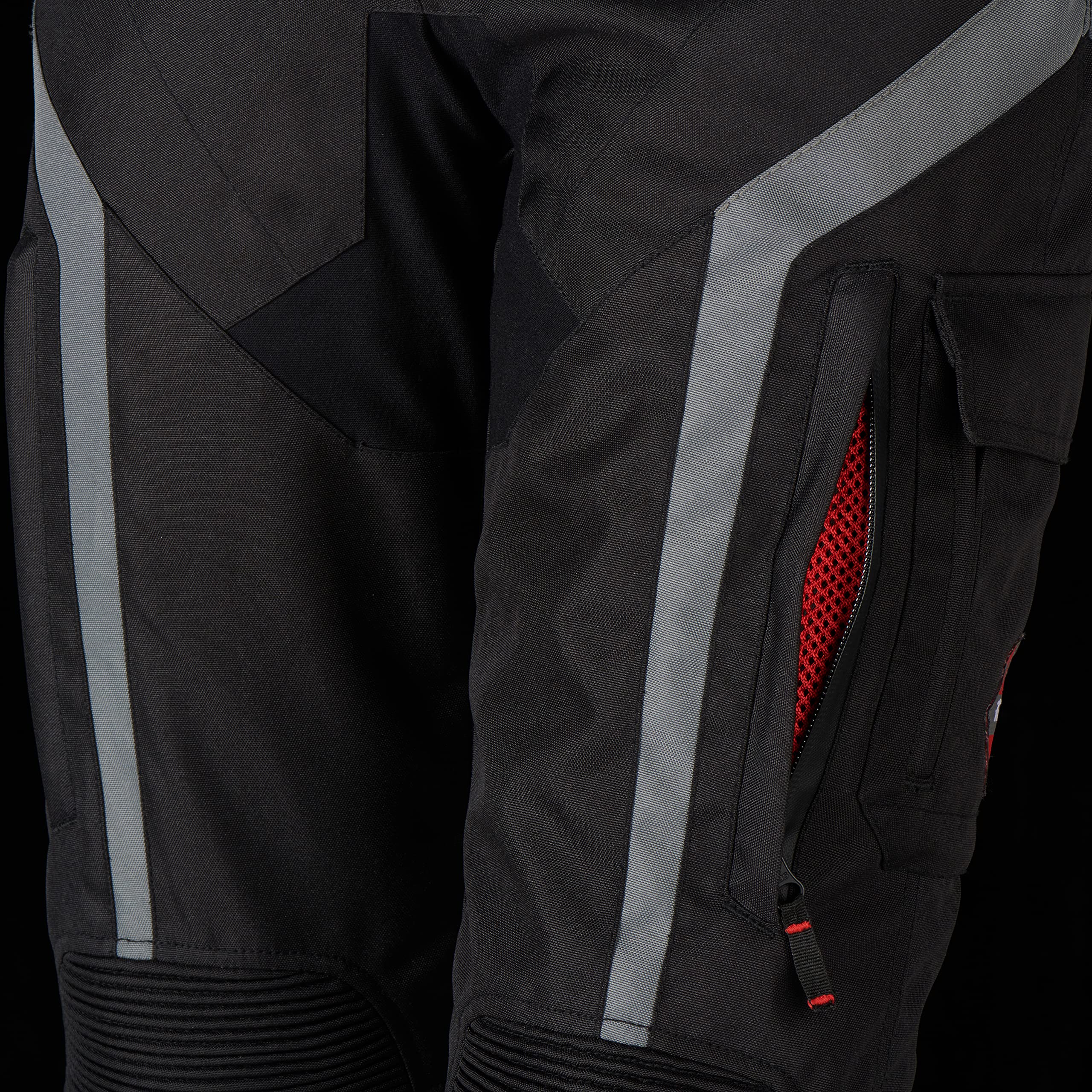 Furygan – Pantalon Lady Moto Homologué CE – Imperméable avec Protections D3O – Doublure Thermique Amovible – Ventilé - Zip de raccordement