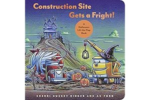 Construction Site Gets a Fright!: A Halloween Lift-the-Flap Book
