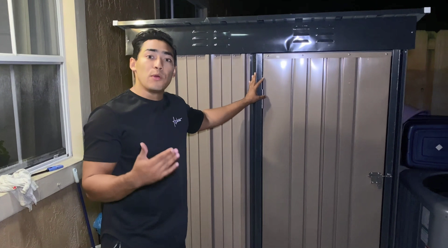 chama ページ Amazon.com : COMHOMA Shed Outdoor Storage Shed Metal,Lockable