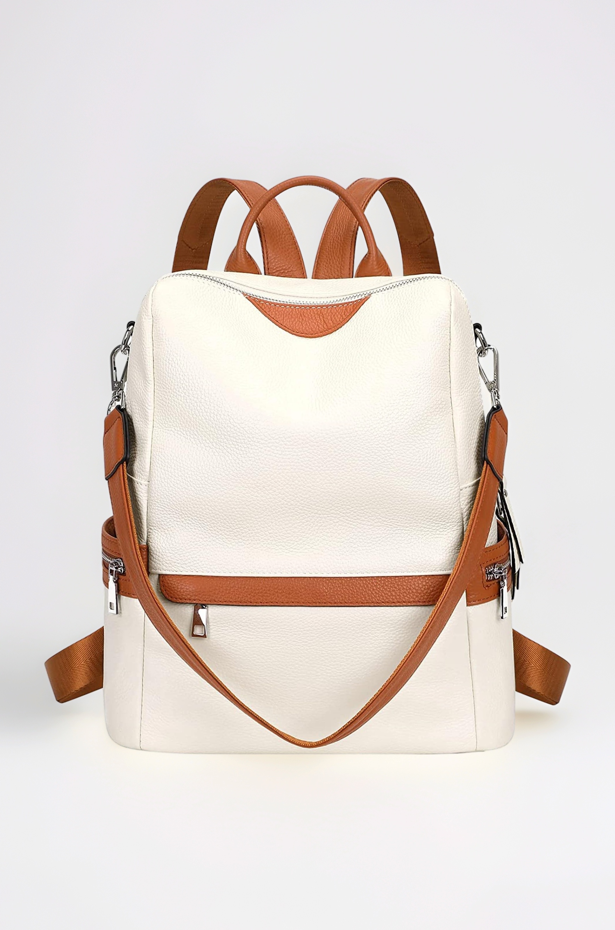 Leather Backpack for Women Elegant Backpack Purse Ladies Leather Shoulder Fitting Rakhi Gift for Sister, Mother Bhabhi