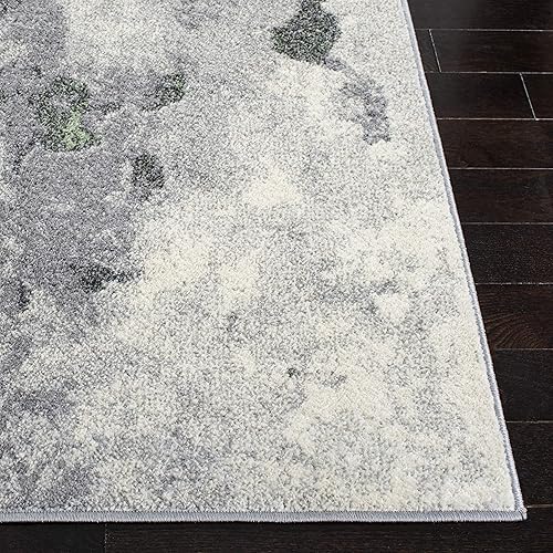 Miniatura 33 de SAFAVIEH Adirondack Collection Runner Rug - 2'6" x 10', Navy & Grey, Modern Abstract Design, Non-Shedding & Easy Care, Ideal for High Traffic Areas