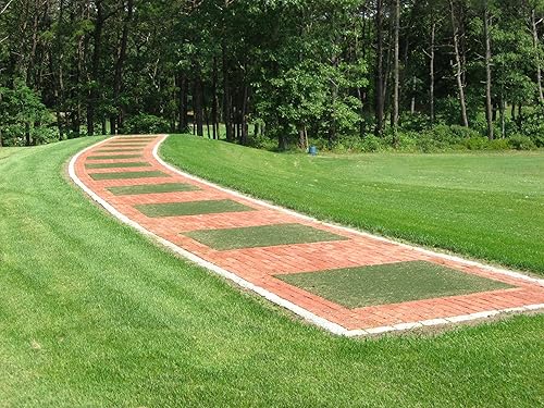 Miniatura 8 de The Original Country Club Elite by Real Feel Golf Mats - Tapete de golf de tamaño simulador de 4 x 5 pies, tapete de práctica comercial resistente,