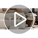 Hckot Throw Pillow Covers 22x22 Set of 2 Striped Pillow Covers Textured Linen Decorative Pillows Square Cushion Covers for Sofa Couch Bed Living Room Farmhouse Decor, Grey