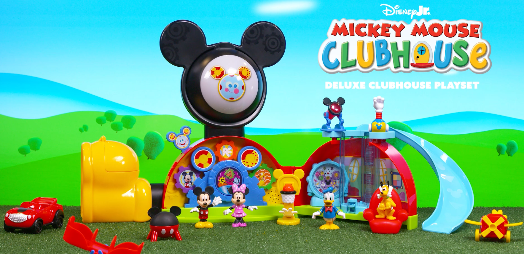 Amazon.com: Disney Jr. Mickey Mouse Deluxe Clubhouse Playset,16