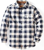 Vista 1 de Venado - Camisas de vellón con cuadros escoceses para hombre, suaves y pesadas
