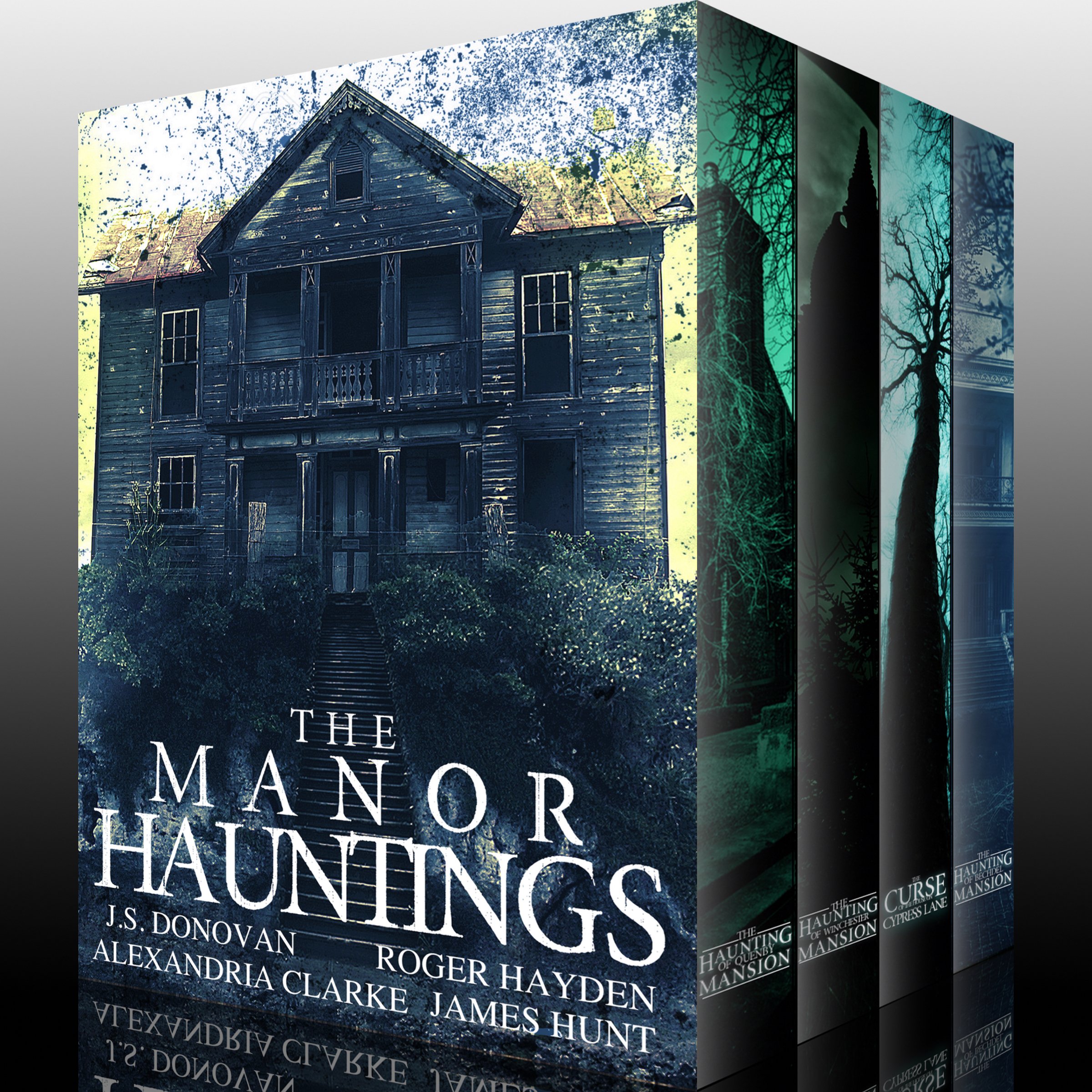 Cover art for The Manor Hauntings: A Collection of Riveting Haunted House Mysteries
