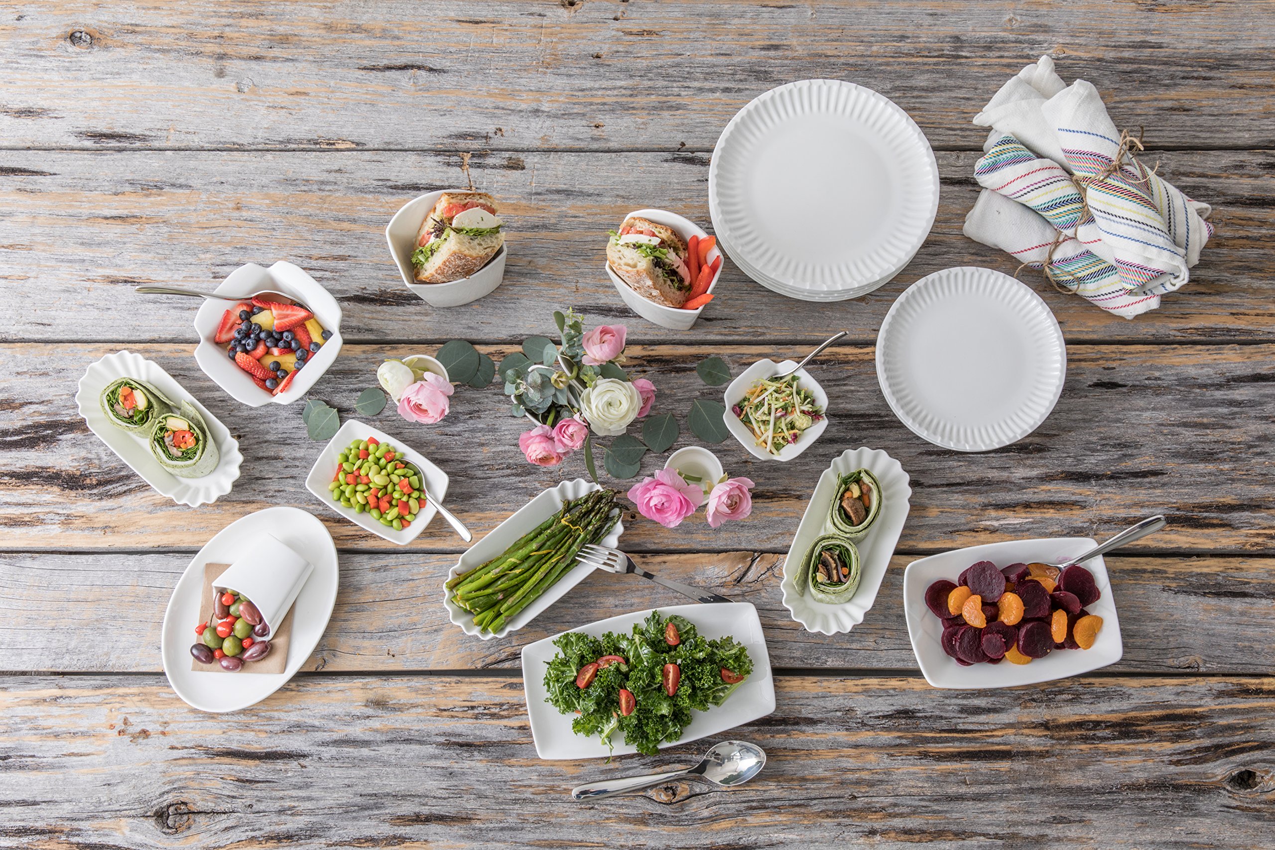 Amazon.com | Fortessa Fortaluxe Food Truck Chic Small Cone Shaped