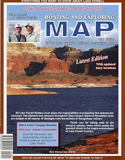 Sun Country Publications Lake Powell and Its 96 Canyons Boating and Exploring Map