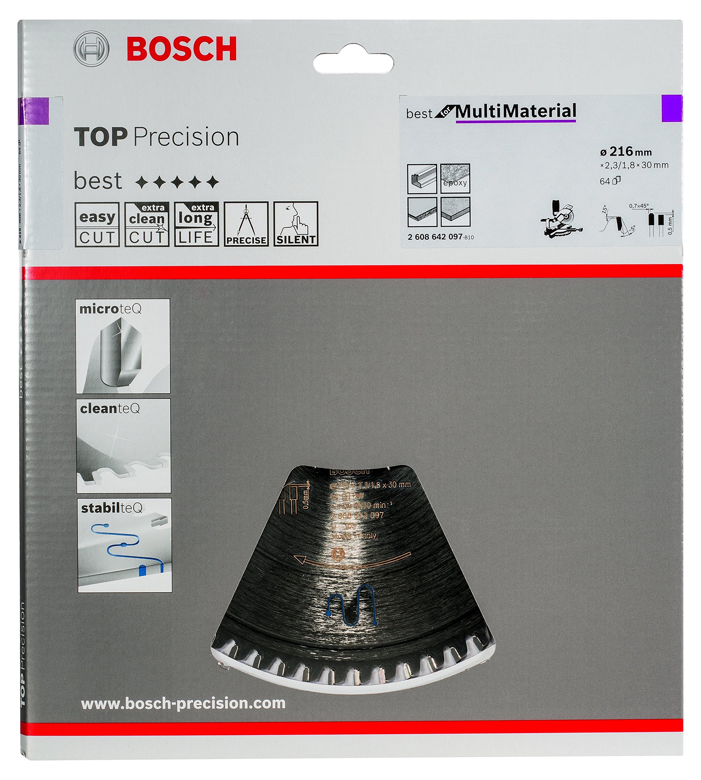 Bosch Accessories Professional 2608642097 Kreissägeblatt Best for 