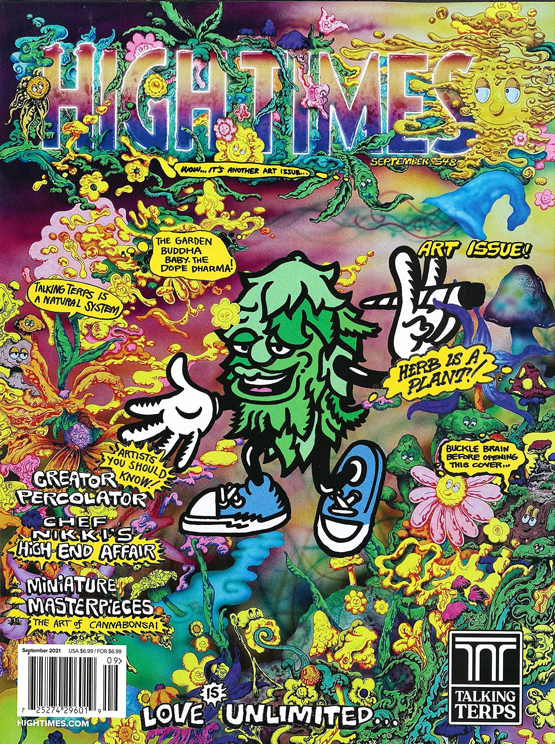 HIGH TIMES MAGAZINE - SEPTEMBER 2021 - ART ISSUE