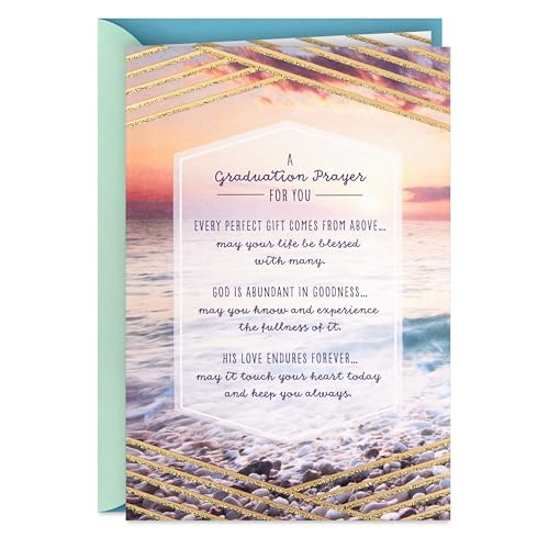 DaySpring Religious Graduation Card (Graduation Prayer)